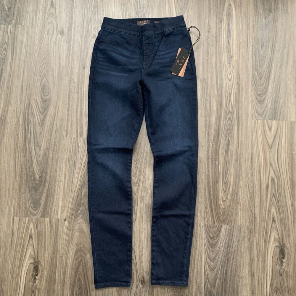 Jen7 by 7 for All‎ Mankind Comfort Skinny Jeans Size 4 Dark Wash MSRP $99 - Picture 3 of 9